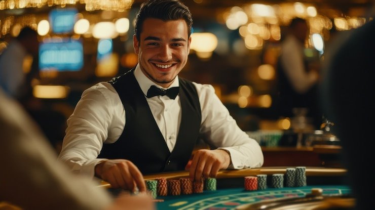 Papan statistik Lightning Baccarat menampilkan riwayat 20 putaran terakhir dengan tanda petir